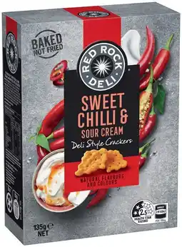 IGA Red Rock Deli Style Crackers Selected Varieties offer