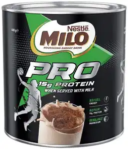 IGA Nestlé Milo Restore or Hi Protein 440g offer