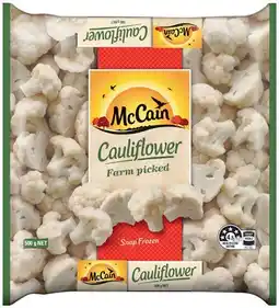 IGA McCain Frozen Cauliflower offer