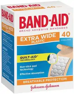 IGA Band-Aid Extra Wide Plastic Strips offer