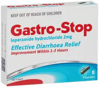 IGA Gastro‑Stop Diarrhoea Relief Capsules offer