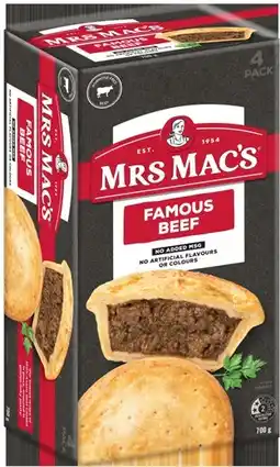IGA Mrs Mac’s Pies 700g offer