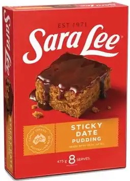 IGA Sara Lee Pudding 475g, Cheesecake 360-425g or Mini Cups 280-360g Selected Varieties offer