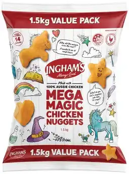 IGA Ingham’s Mega Magic Chicken Nuggets Value Pack offer