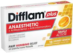 IGA Difflam Plus Sore Throat Relief Lozenges* Selected Varieties offer