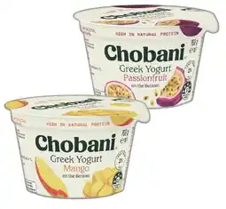 IGA Chobani Greek Yogurt Pot 150‑160g Selected Varieties offer
