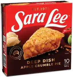 IGA Sara Lee Deep Dish Fruit Pie 775‑800g Selected Varieties offer