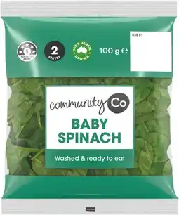 IGA Community Co Baby Spinach offer