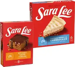 IGA Sara Lee Cheesecake 360-425g or Pudding 475g Selected Varieties offer