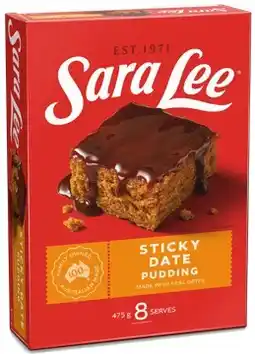IGA NEW Sara Lee Pudding 475g, Cheesecake 360-425g or Mini Cups 280-360g Selected Varieties offer