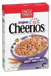 IGA Uncle Tobys Cheerios Cereal Selected Varieties offer