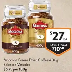 Foodworks Moccona Freeze Dried Coffee offer