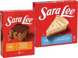 IGA Sara Lee Cheesecake 350‑415g or Pudding 475g Selected Varieties offer