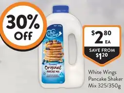 Foodworks White Wings Pancake Shaker Mix offer