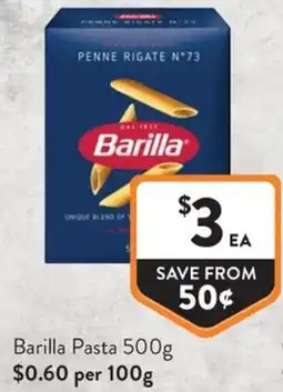 Foodworks Barilla Pasta offer