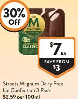 Foodworks Streets Magnum Dairy Free Ice Confection offer