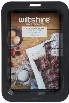 IGA Wiltshire Easy Bake Slice & Brownie Pan 27.5x17.5x3.5cm offer