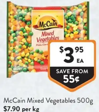Foodworks McCain Mixed Vegetables offer