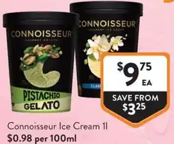 Foodworks Connoisseur Ice Cream offer