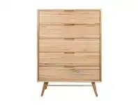 Marley Messmate Timber 5 Drawer Tallboy