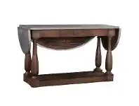 Brachell Tin Top Solid Mahogany Timber 230cm Breakfast Island