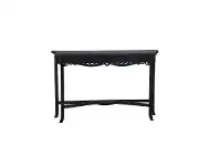 Maciej Solid Mahogany Timber 120cm Sofa Table - Chocolate