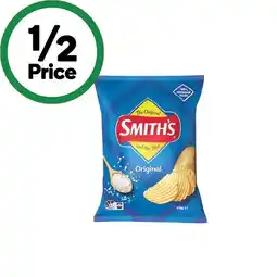 Woolworths Smith's Crinkle Cut Potato Chips offer