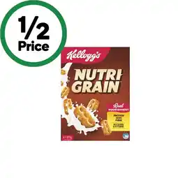 Woolworths Kellogg's Nutri Grain offer