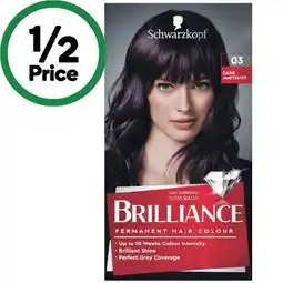 Woolworths Schwarzkopf Brilliance Permanent Hair Colour offer