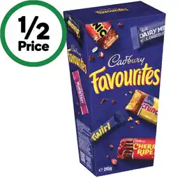 Woolworths Cadbury Favourites offer