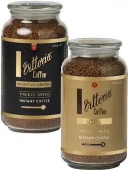 Coles Vittoria freeze dried instant coffee offer