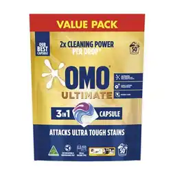 Woolworths OMO Ultimate Laundry Capsules offer