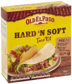 Coles Old el paso hard 'n soft taco kit offer
