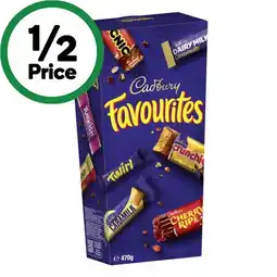 Woolworths Cadbury Favourites offer