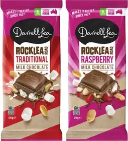 Coles Darrell lea block chocolate offer