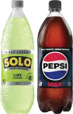 Coles Pepsi, solo or mountain dew soft drink x offer