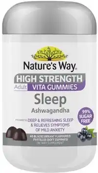 Coles Nature's way high strength adult vita gummies sleep offer