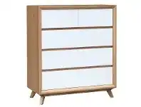 LivingStyles Sibil Wooden 4 Drawer Tallboy offer