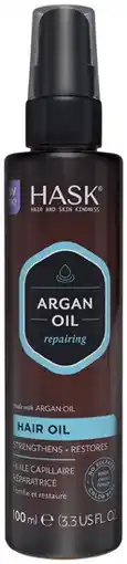 Coles Hask argan oil repairing hair oil pump offer