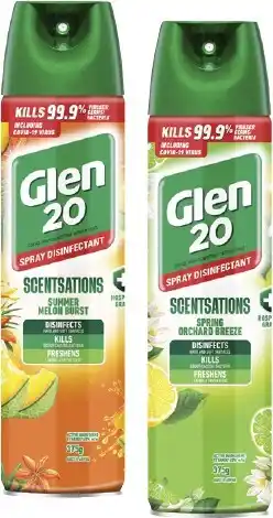 Coles Glen 20 scentsations disinfectant spray offer
