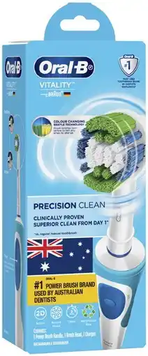 Coles Oral B Vitality Precision Clean Electric Toothbrush offer