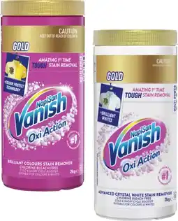 Coles Vanish napisan oxi action gold stain remover powder offer