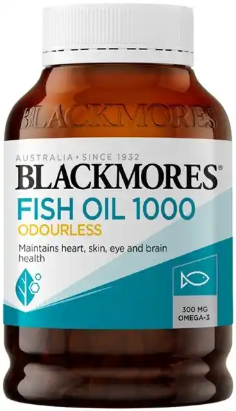 Coles Blackmores Odourless Fish Oil Capsules offer
