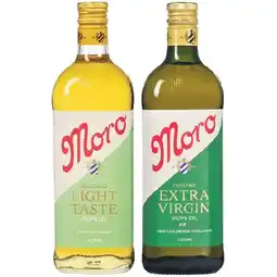 Woolworths Moro Olive Oil or Extra Virgin Olive Oil 1 Litre offer