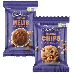 Woolworths Cadbury Chocolate Chips, Melts or Blocks 180-225g offer