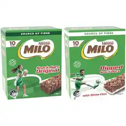 Woolworths Nestlé Milo Snack Bars offer