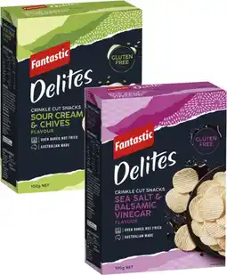 Coles Fantastic Delites Rice Snacks offer