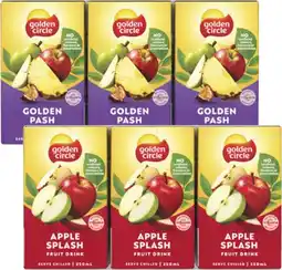 Coles Golden Circle Tetra Fruit Drink offer