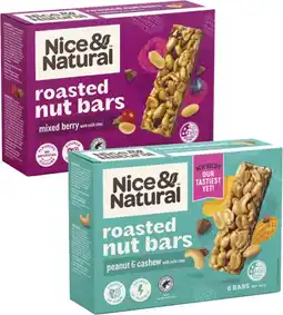 Coles Nice & Natural Nut Bars offer
