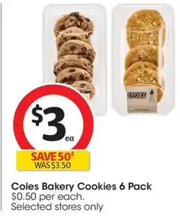 Coles Coles Bakery Cookies offer